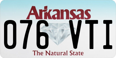 AR license plate 076VTI