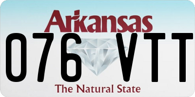 AR license plate 076VTT