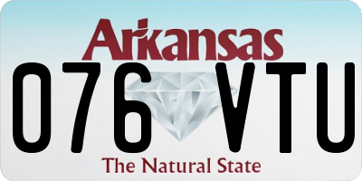 AR license plate 076VTU