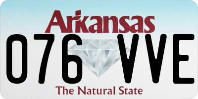 AR license plate 076VVE