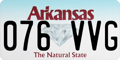 AR license plate 076VVG