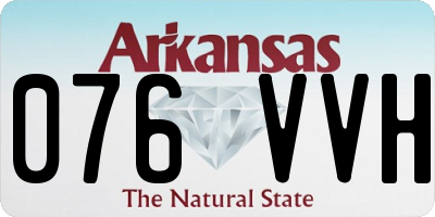 AR license plate 076VVH
