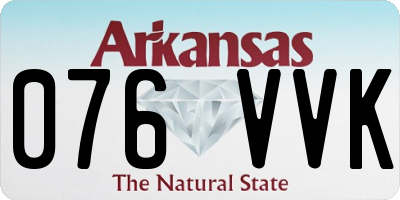 AR license plate 076VVK