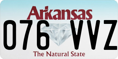 AR license plate 076VVZ