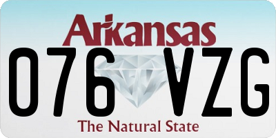 AR license plate 076VZG