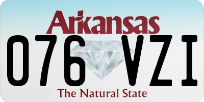 AR license plate 076VZI