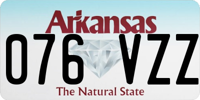 AR license plate 076VZZ