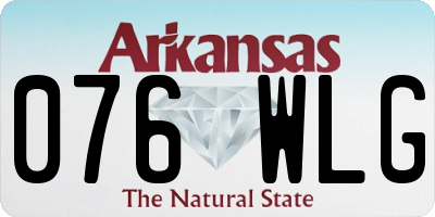 AR license plate 076WLG