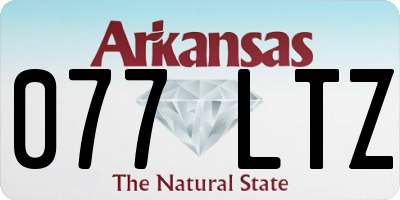 AR license plate 077LTZ