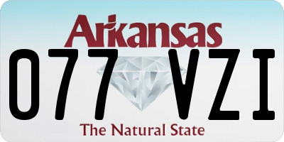 AR license plate 077VZI