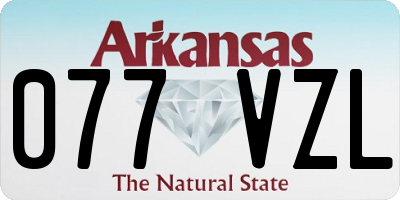 AR license plate 077VZL