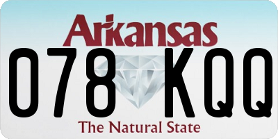 AR license plate 078KQQ