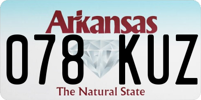 AR license plate 078KUZ