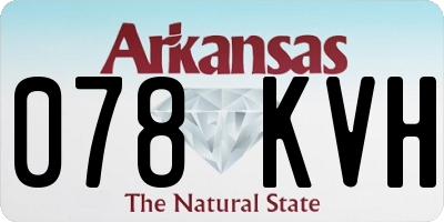 AR license plate 078KVH