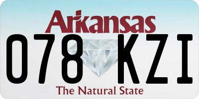 AR license plate 078KZI