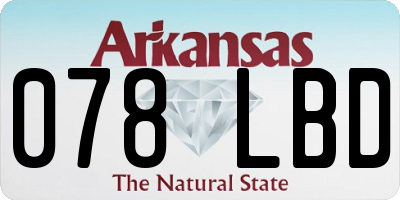AR license plate 078LBD
