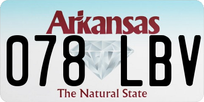 AR license plate 078LBV