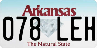 AR license plate 078LEH