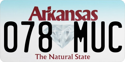 AR license plate 078MUC