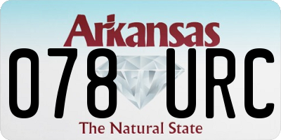 AR license plate 078URC