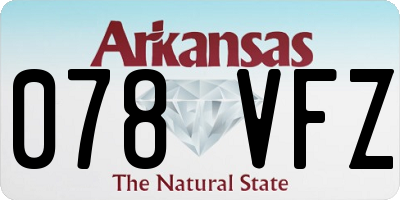 AR license plate 078VFZ