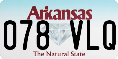 AR license plate 078VLQ