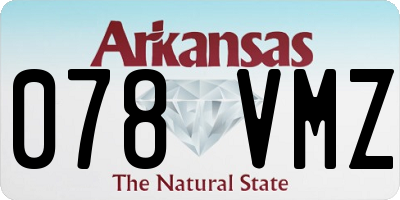 AR license plate 078VMZ
