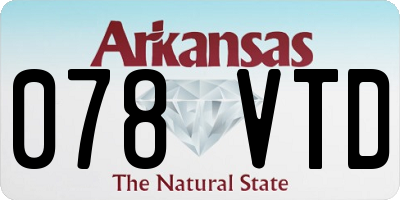 AR license plate 078VTD