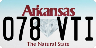AR license plate 078VTI