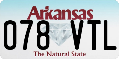 AR license plate 078VTL