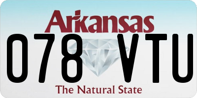 AR license plate 078VTU