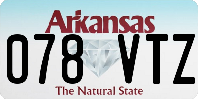 AR license plate 078VTZ