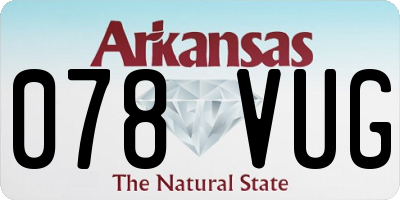 AR license plate 078VUG