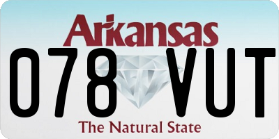 AR license plate 078VUT