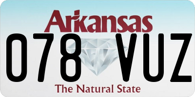 AR license plate 078VUZ