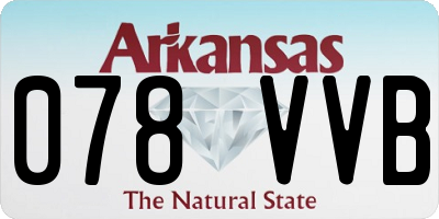 AR license plate 078VVB
