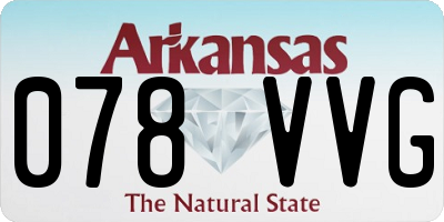 AR license plate 078VVG
