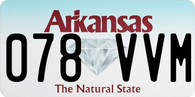 AR license plate 078VVM