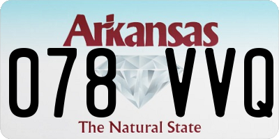 AR license plate 078VVQ
