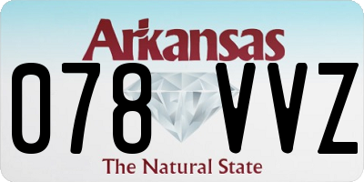 AR license plate 078VVZ