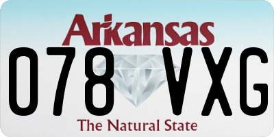 AR license plate 078VXG