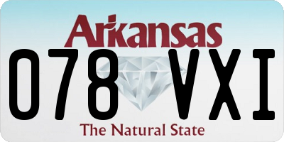 AR license plate 078VXI