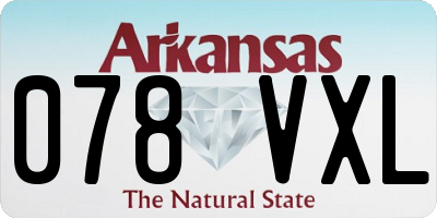 AR license plate 078VXL