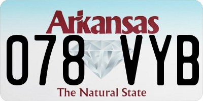 AR license plate 078VYB