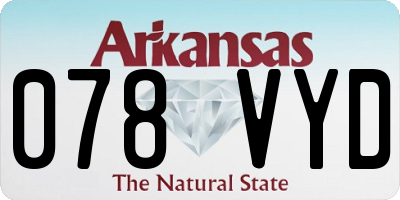 AR license plate 078VYD