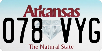 AR license plate 078VYG