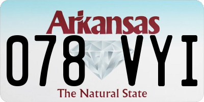 AR license plate 078VYI