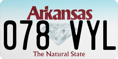 AR license plate 078VYL