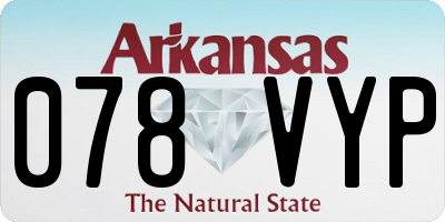 AR license plate 078VYP