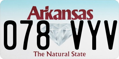 AR license plate 078VYV